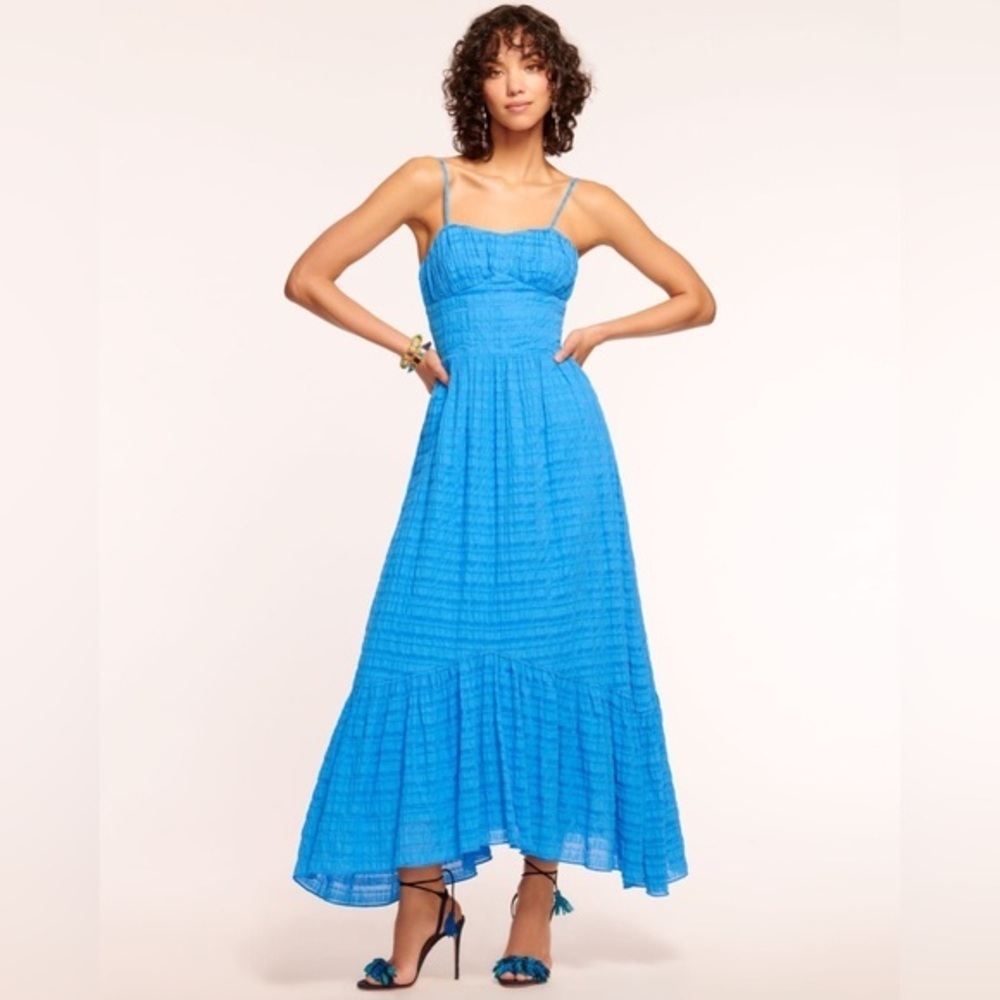 Laylah Smocked Maxi Dress Size 00